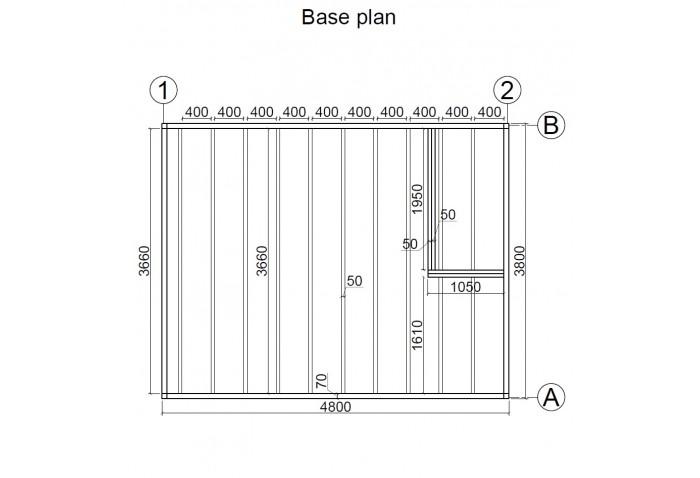 Log cabin Head office 5x4_base plan-700x478